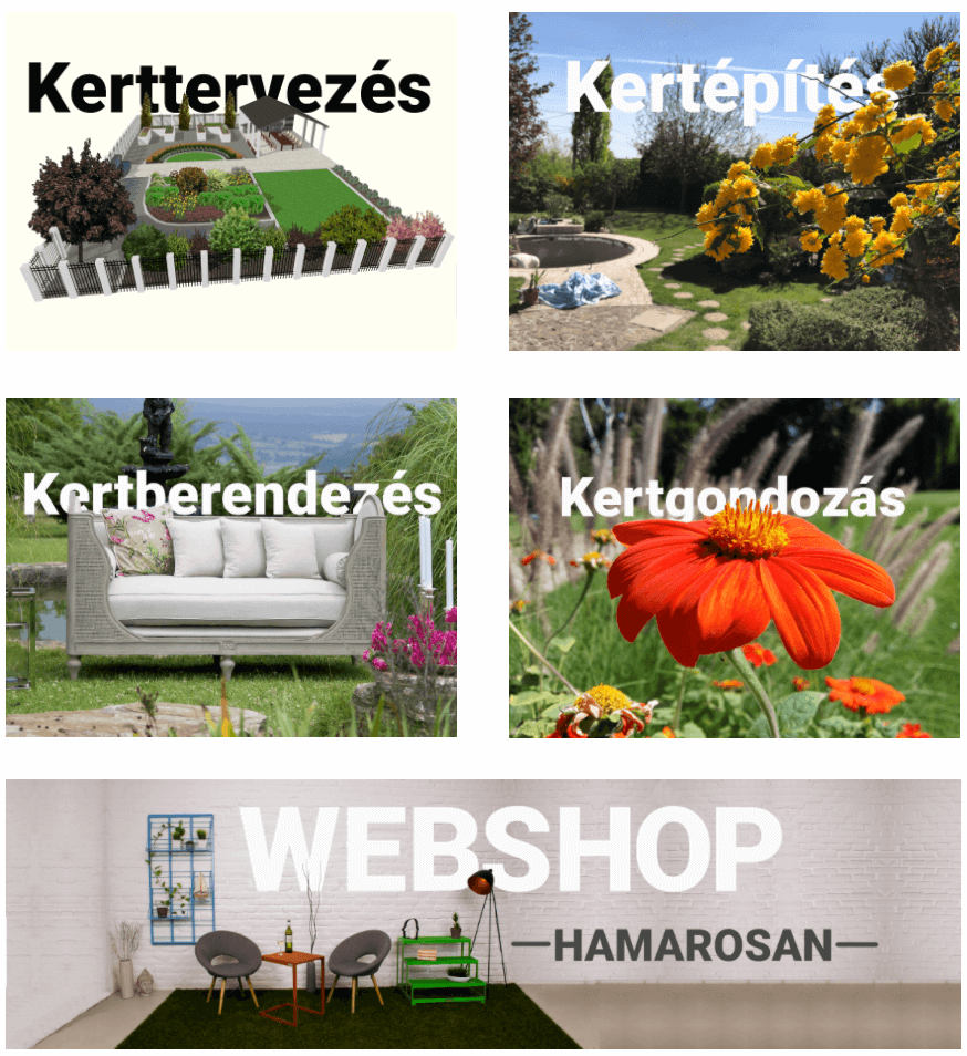 Szolgáltatások felsorolása